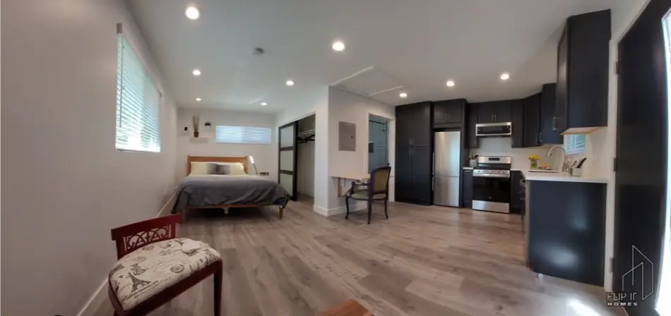 Sleek Studio ADU Garage Conversion in Sherman Oaks, CA