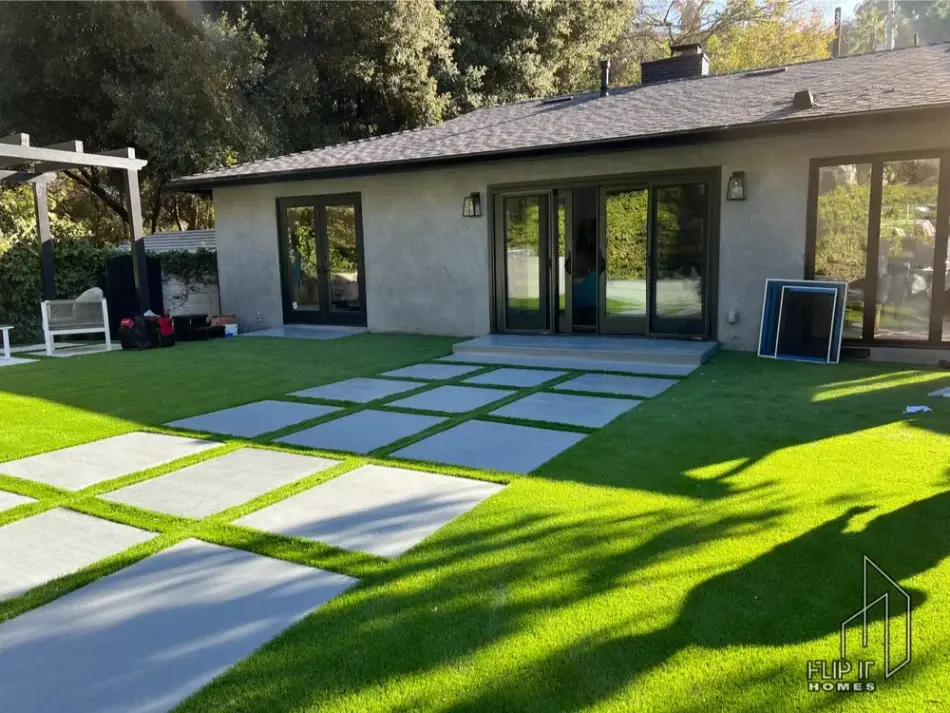Modern ADU Garage Conversion w/ Pavers in Studio City, CA